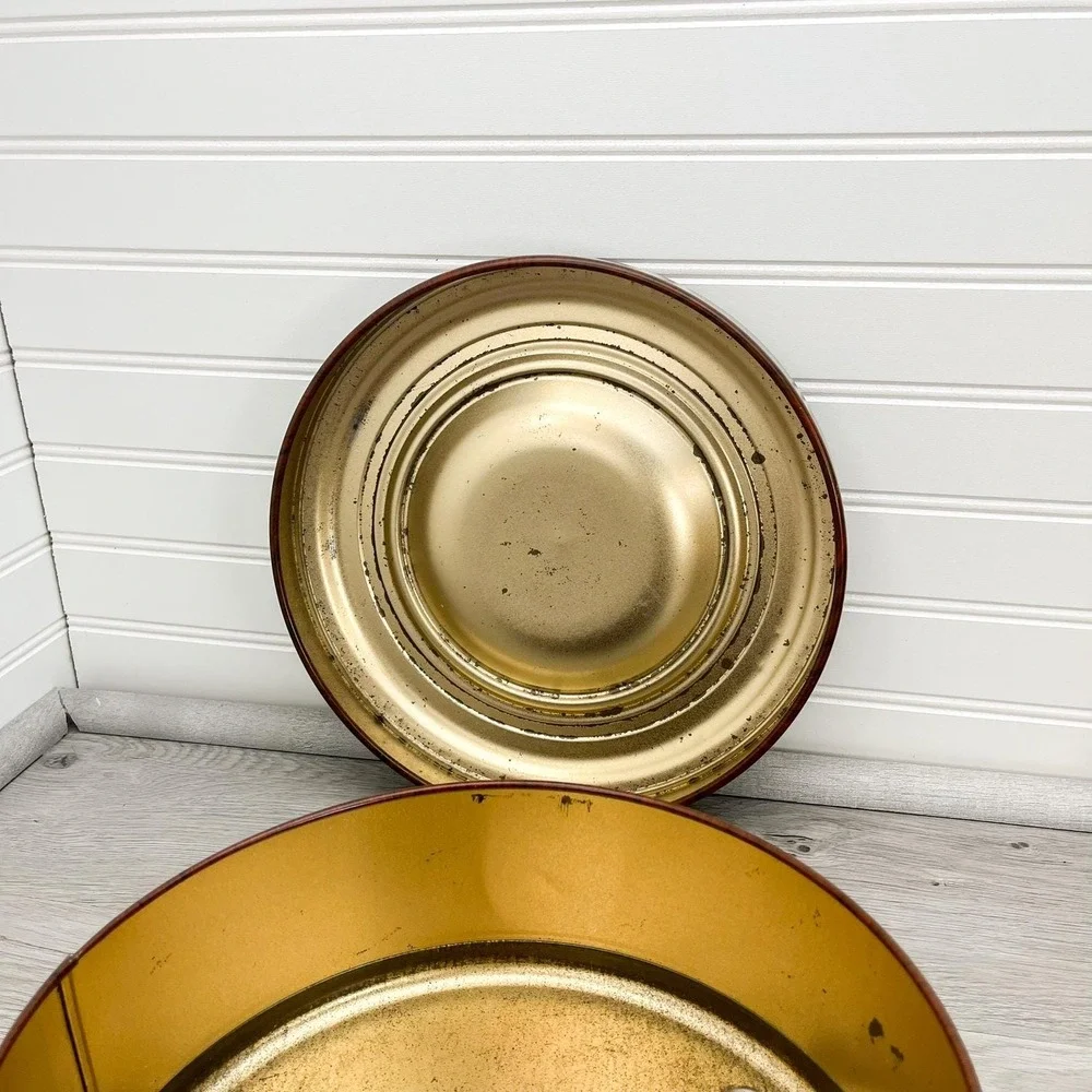 Vintage Mallard‎ Duck Tin: Decorative Storage Container with Lid
